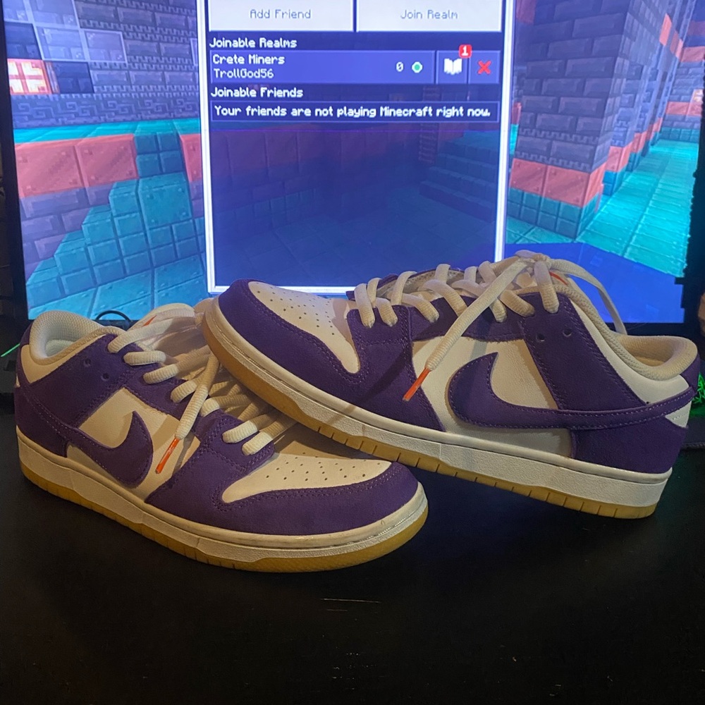 Nike Dunk Low Sb Purple Suede!!!!💜🛹